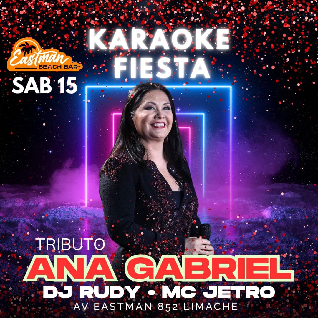 Sábado Karaoke Más Tributo A ANA GABRIEL  image}