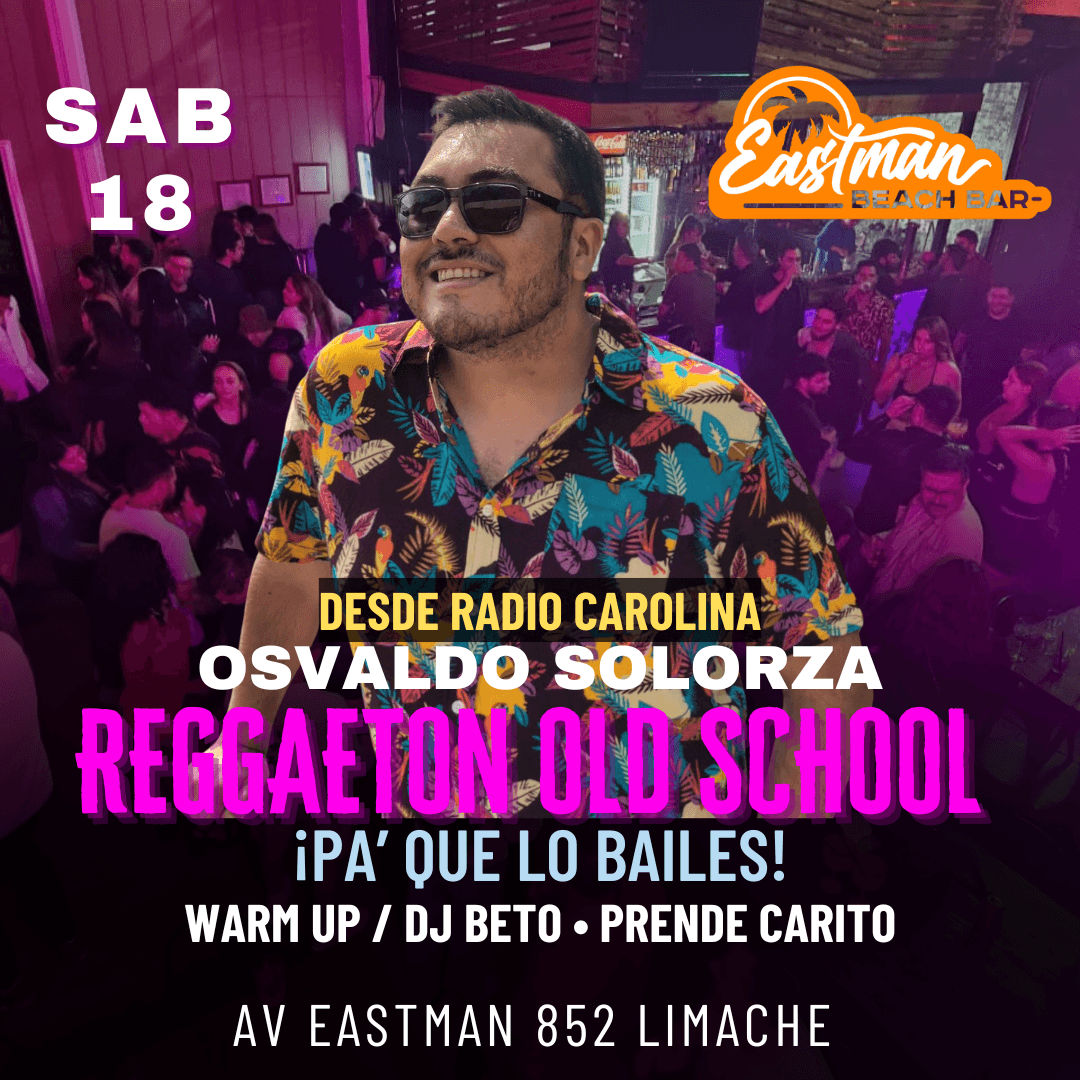 Sábado 18 Fiesta Reggaeton OLD SCHOOL Dj Osvaldo Solorsa  image}