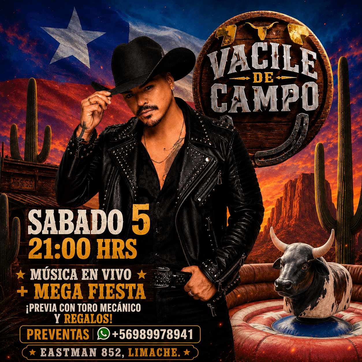 Vacile de campo Roy tapia en vivo image}