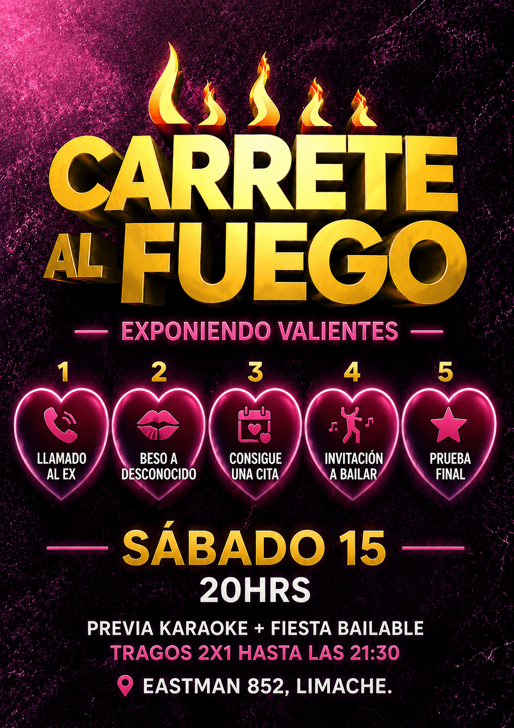 Carrete al fuego image}